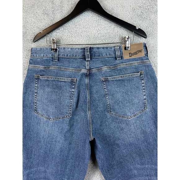 Duluth Trading Jeans Mens 37x32 Ballroom Double Flex Relaxed Fit Stretch Denim